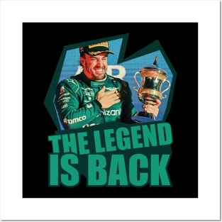 the Legend is back Posters and Art